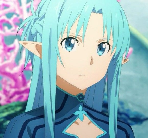 donnie li recommends Sword Art Online Asuna Blue Hair