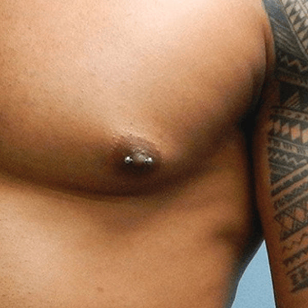 nipple piercing gone wrong