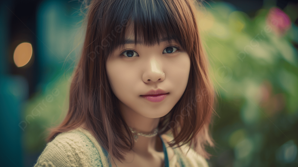 asian girls with bangs