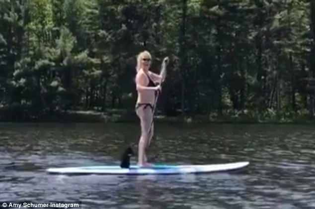 angie lippold recommends amy schumer stand up paddle board pic