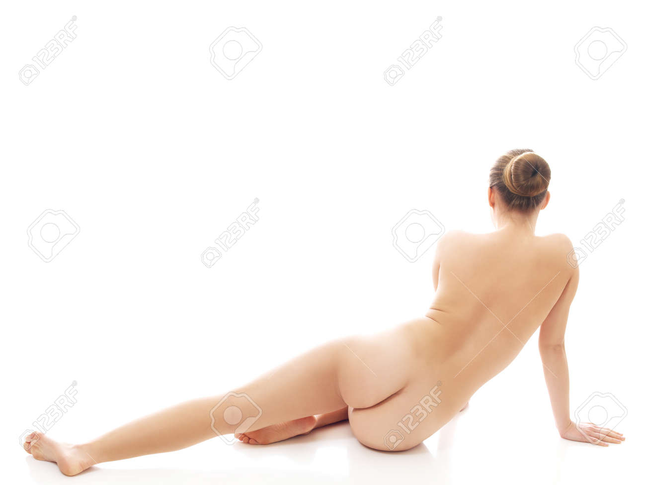 nude woman back view