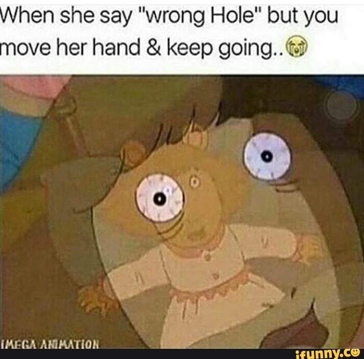 wrong hole meme