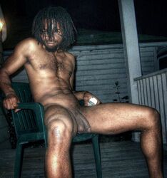 nude mature black man