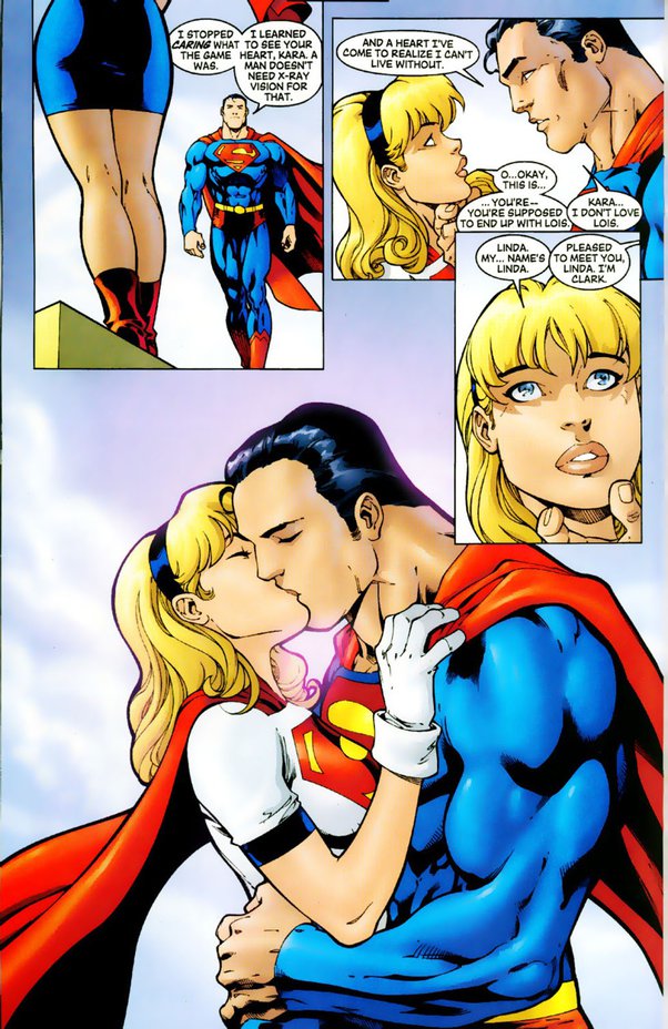 donald enoch recommends superboy and supergirl kiss pic