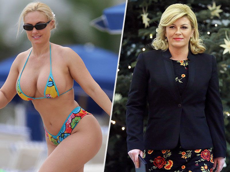 Best of President of croatia in bikini