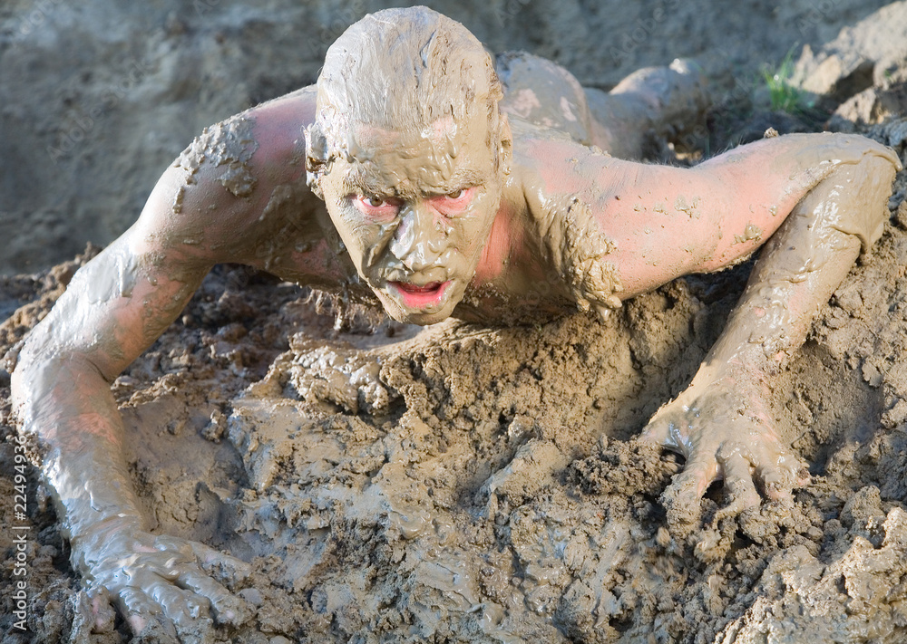 Best of Nude men in mud