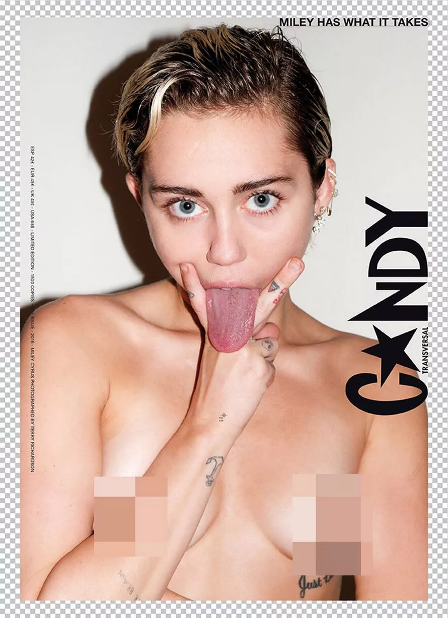 caitlyn cannito recommends miley cyrus nude dildo pic