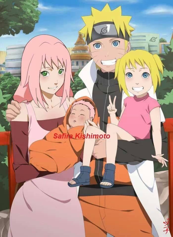 naruto x sakura family