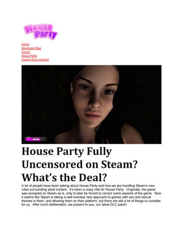 how to uncensor house party