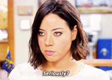 becky delo add april ludgate eye roll gif photo