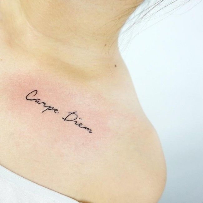 bill merrell add photo carpe diem tattoo female