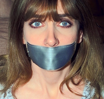 donald gelnett add women bound and ballgagged photo