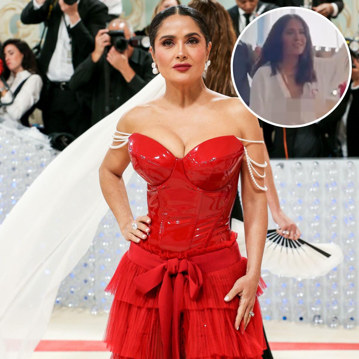 ash chaudhary recommends Salma Hayek Nip Slip