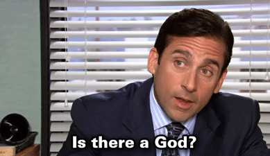 there is no god gif