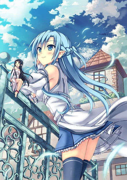 berat fetai recommends sword art online asuna blue hair pic