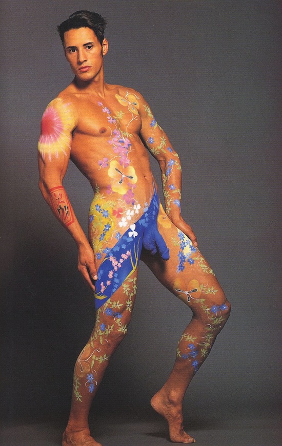 ana wbass add sexy naked body paint photo