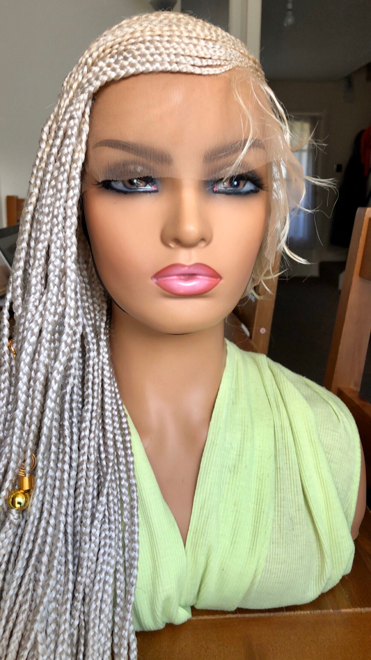 platinum blonde lemonade braids