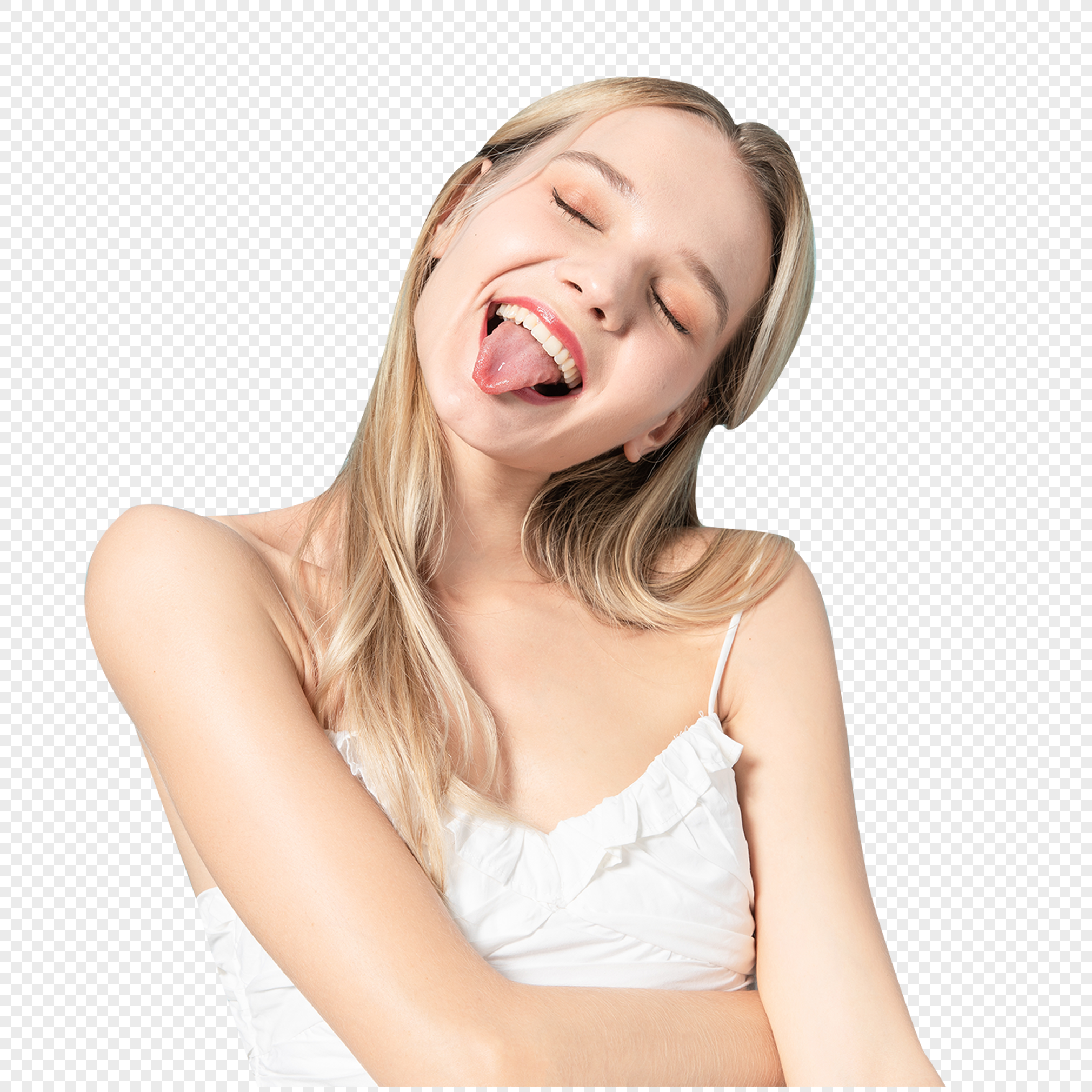 aman jangira recommends girl sticking out tongue meme pic