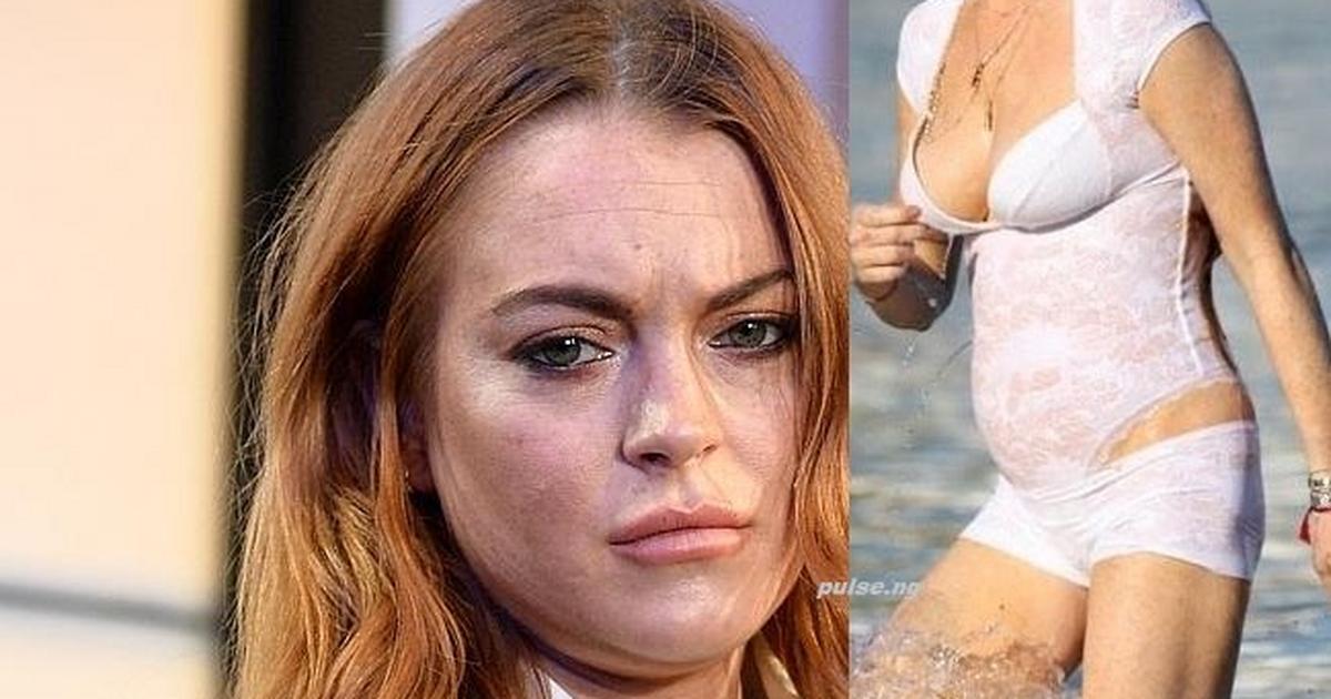 Lindsay Lohan Ass kitsuen blowjob