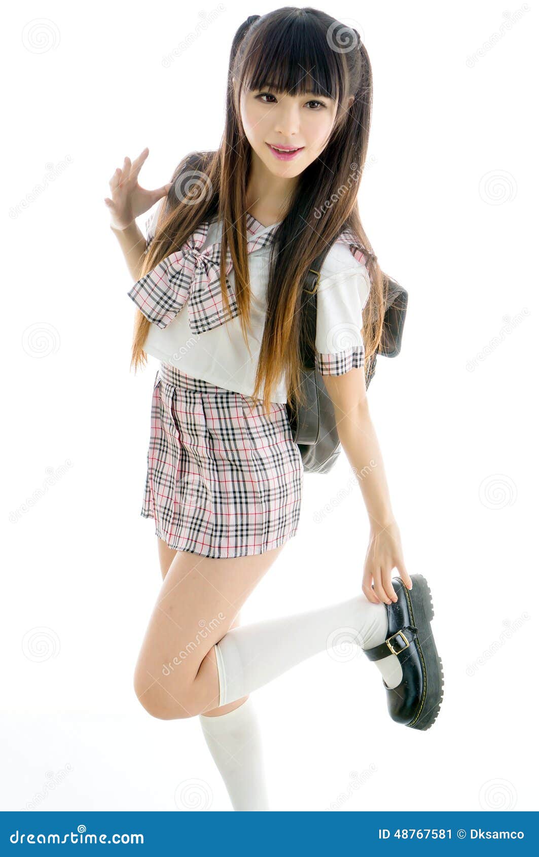 donald gabie add photo asian schoolgirl in uniform