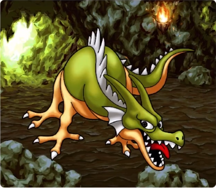 david hoch add dragon quest green dragon photo