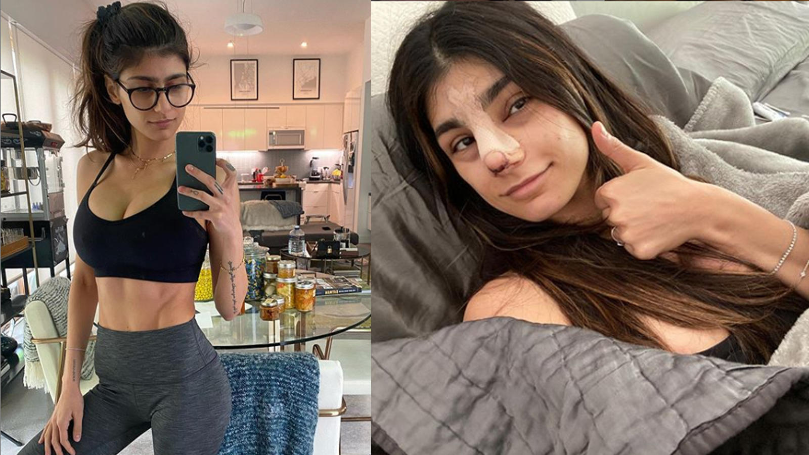 david fineman recommends mia khalifa pre surgery pic