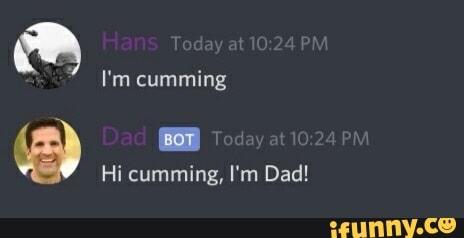 Hi Cumming Im Dad poster some