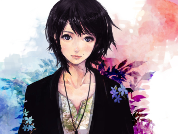 ann minor add photo black haired anime female