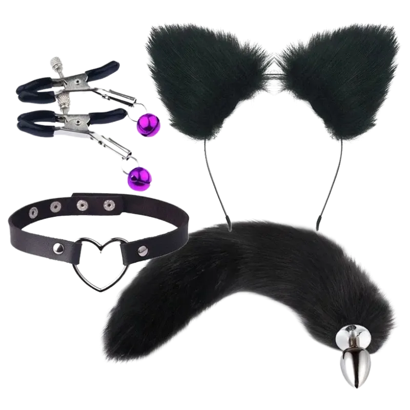 deborah sanchez recommends cat ears and butt plug pic