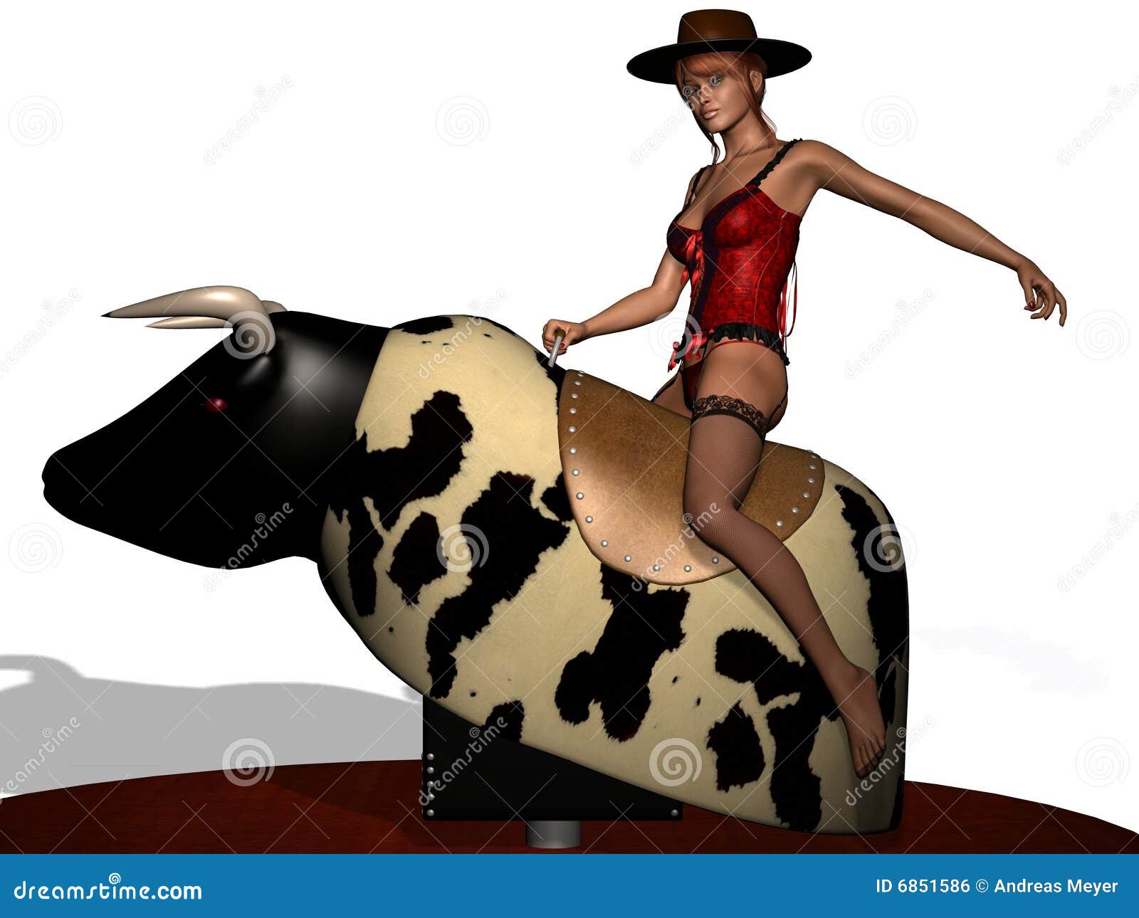 Best of Hot girl riding bull