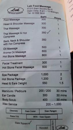 alexa slater recommends Cost Of Massage In Bangkok