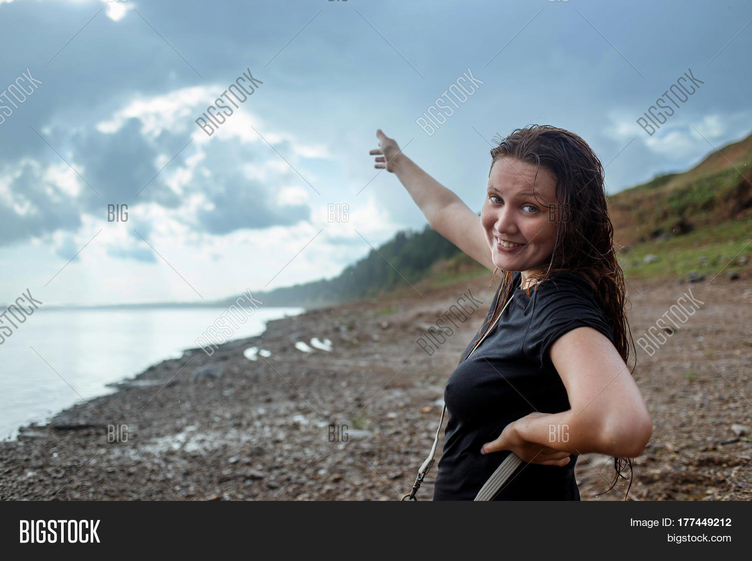 christine mitchell add photo ladies in wet clothes