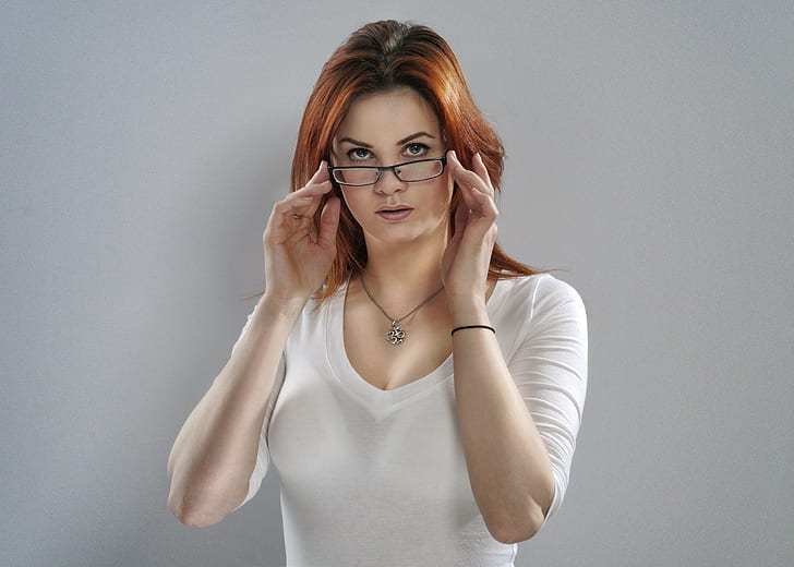 cindy glavin recommends hot redhead with glasses pic