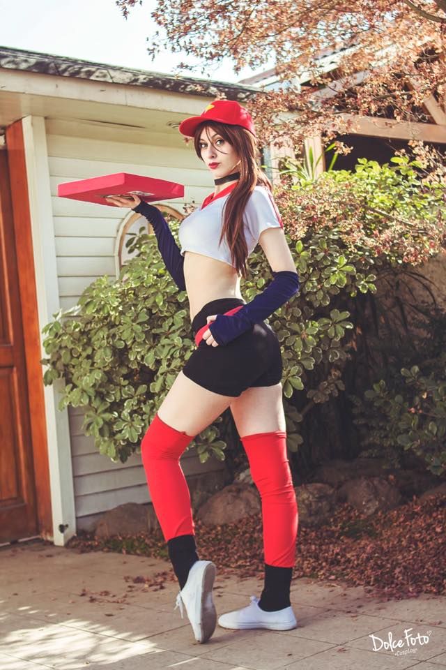 brian esguerra share sneaky pizza girl cosplay photos