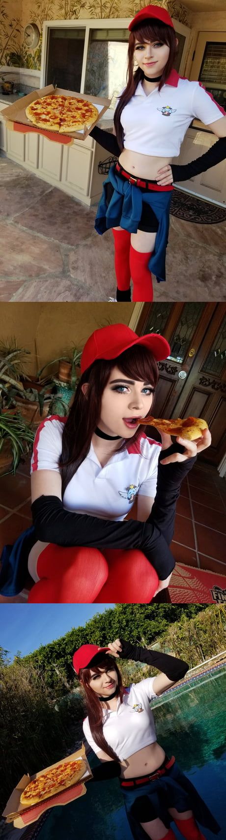 brittany pound recommends sneaky pizza girl cosplay pic