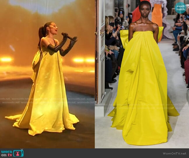 Ariana Grande Yellow Dress review rabbit