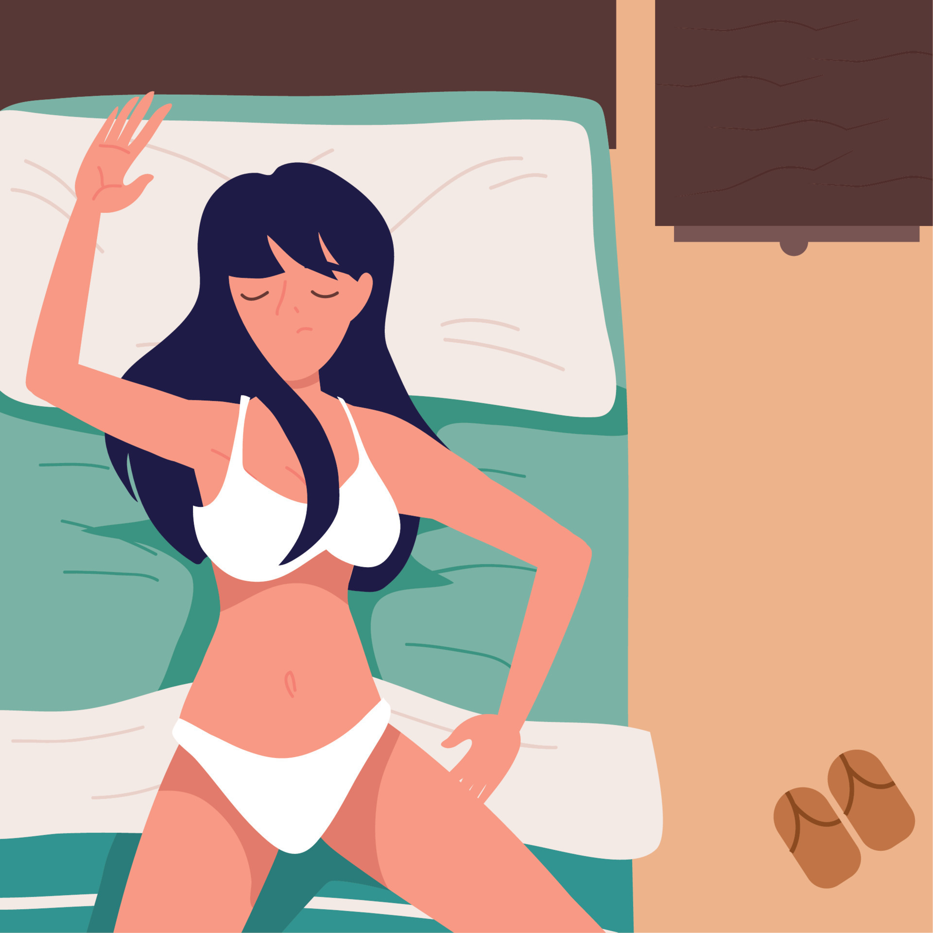 cody ewert recommends girl sleeping in underwear pic