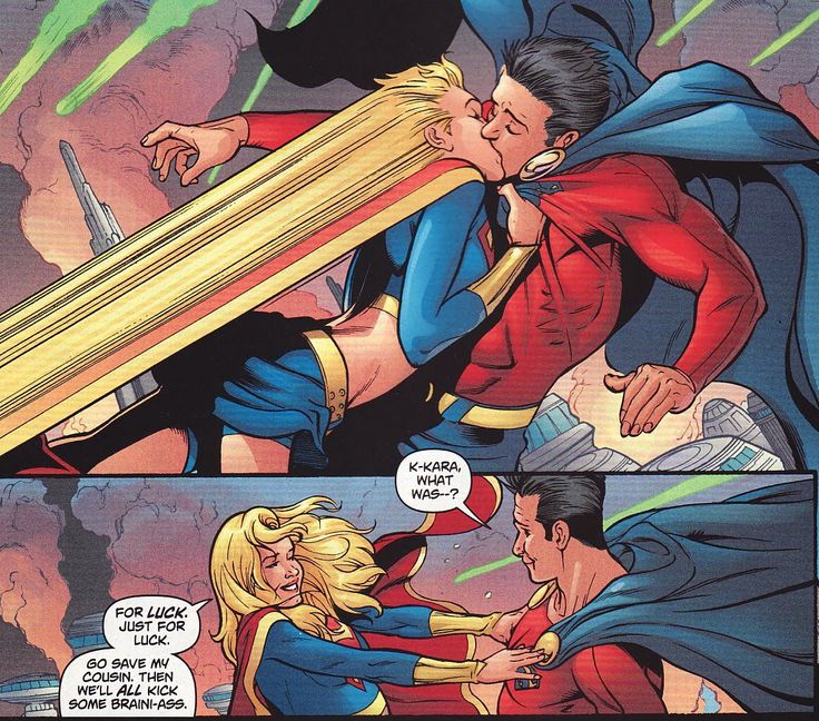 chadwick simpson recommends Superboy And Supergirl Kiss