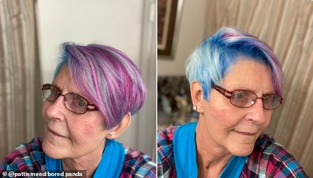 chris calimano recommends older woman with purple hair pic