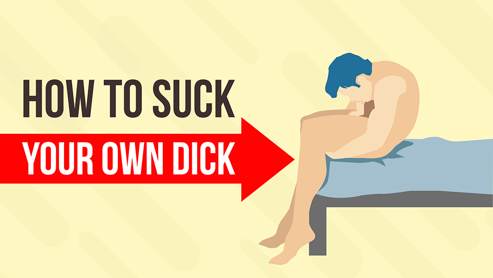 sucking own cock