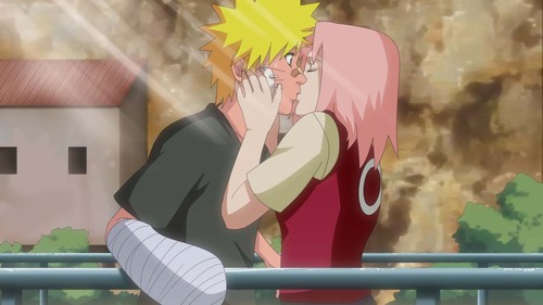 sakura and naruto kissing scene