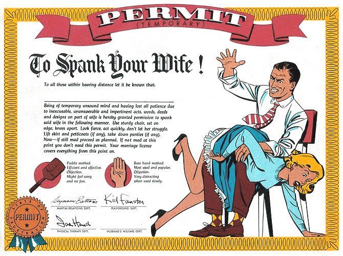 husband gets a spanking