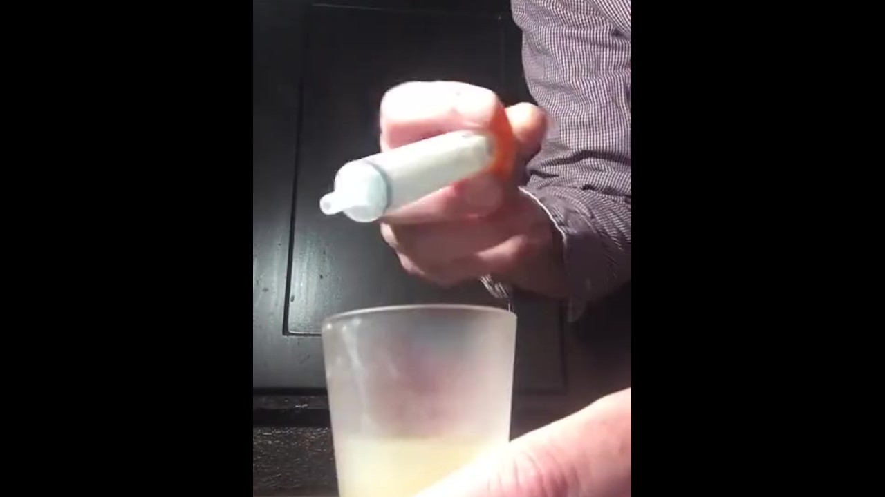 injecting cum in pussy