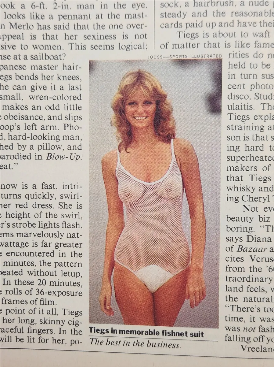 adrian muli recommends nude pictures of cheryl tiegs pic