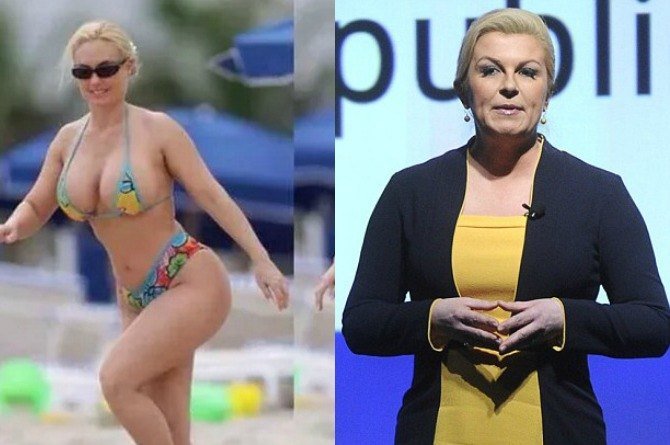 colby fischer recommends president of croatia in bikini pic