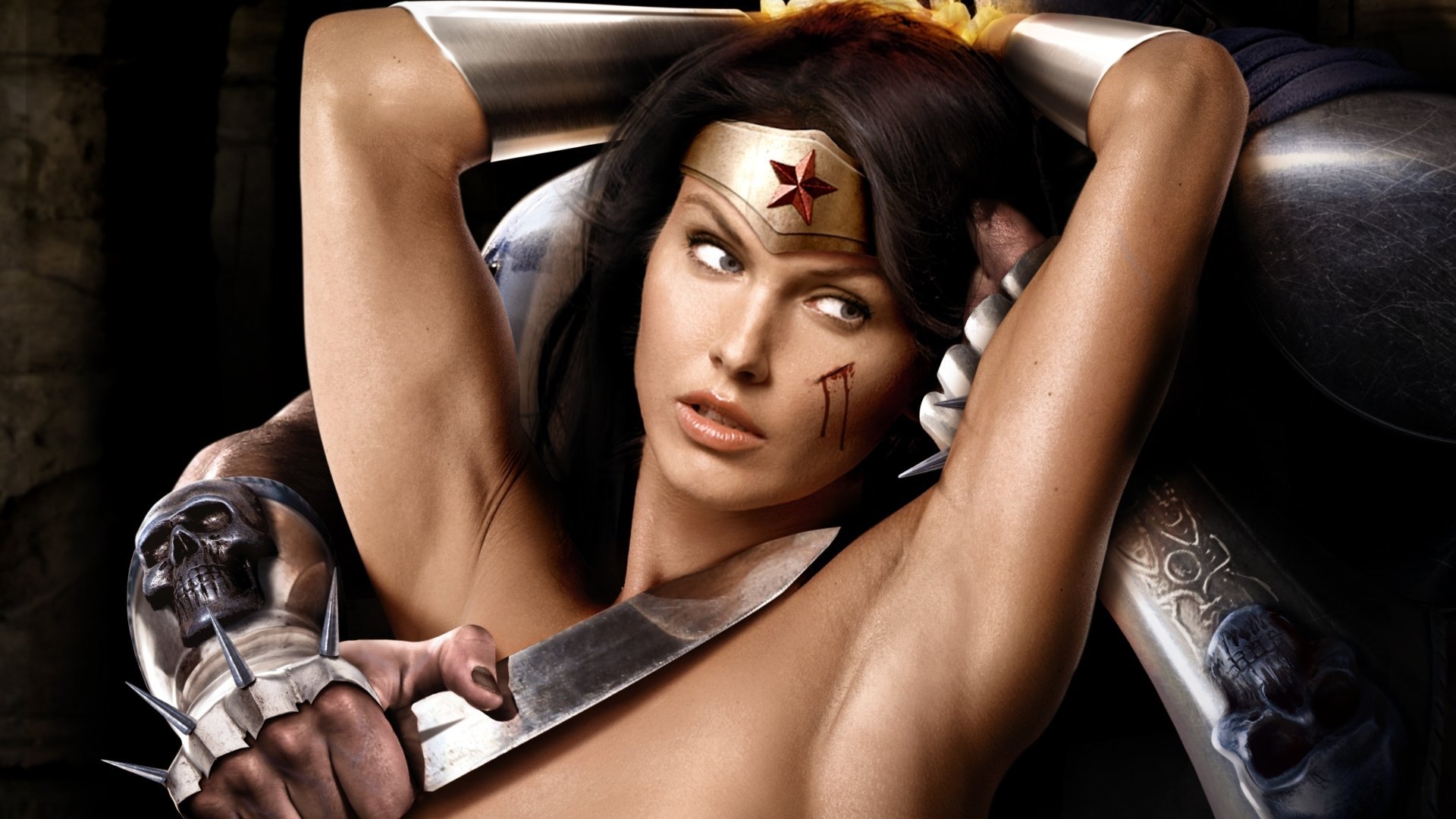 wonder woman naked