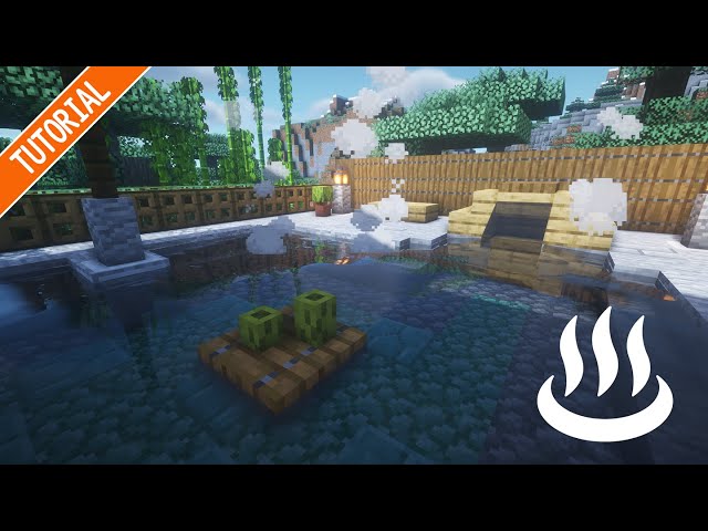 cindy haberstroh share how to make a hot spring in minecraft photos