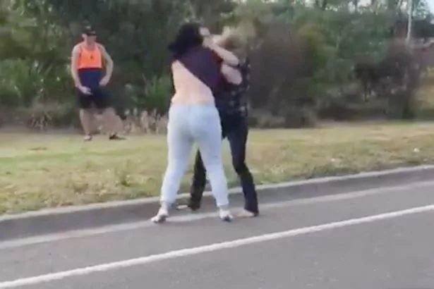 barry blondin recommends girl loses bra in fight pic