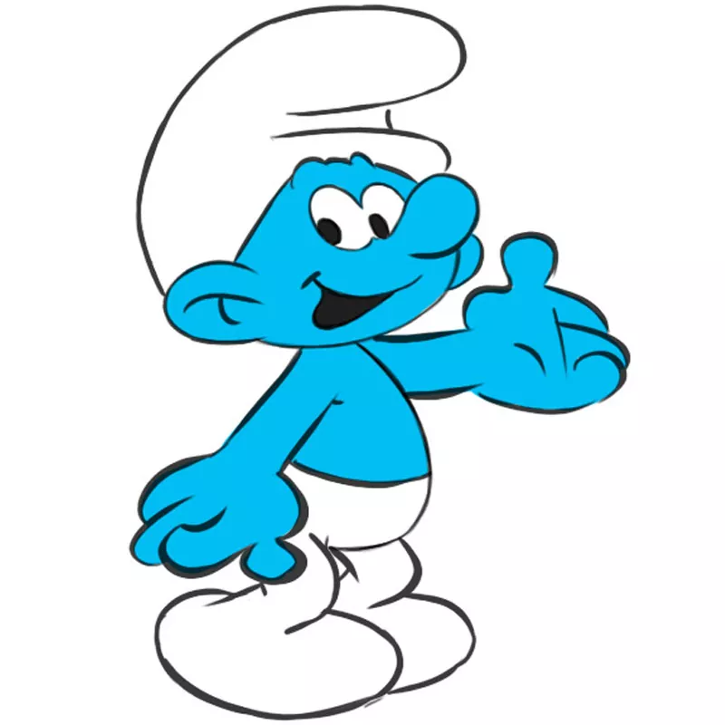 Best of A picture of a smurf