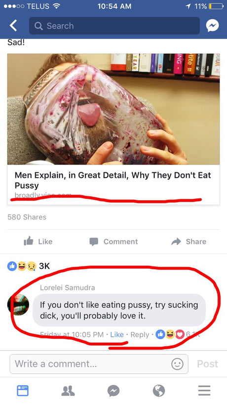 men love to eat pussy